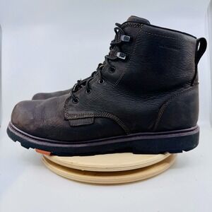 BRUNT Sullivan Work Boots Mens 15 Brown Waterproof Soft Toe 6" EH Leather